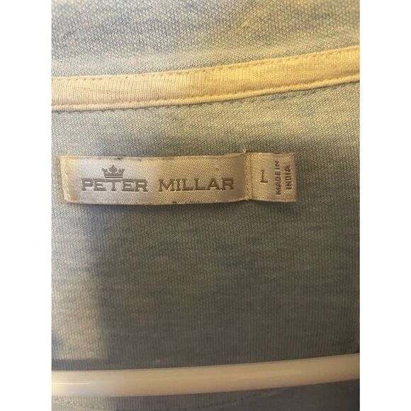 Peter Millar Women’s Light Blue Full Zip Sweatshirt (SZ L) - Picture 3 of 4